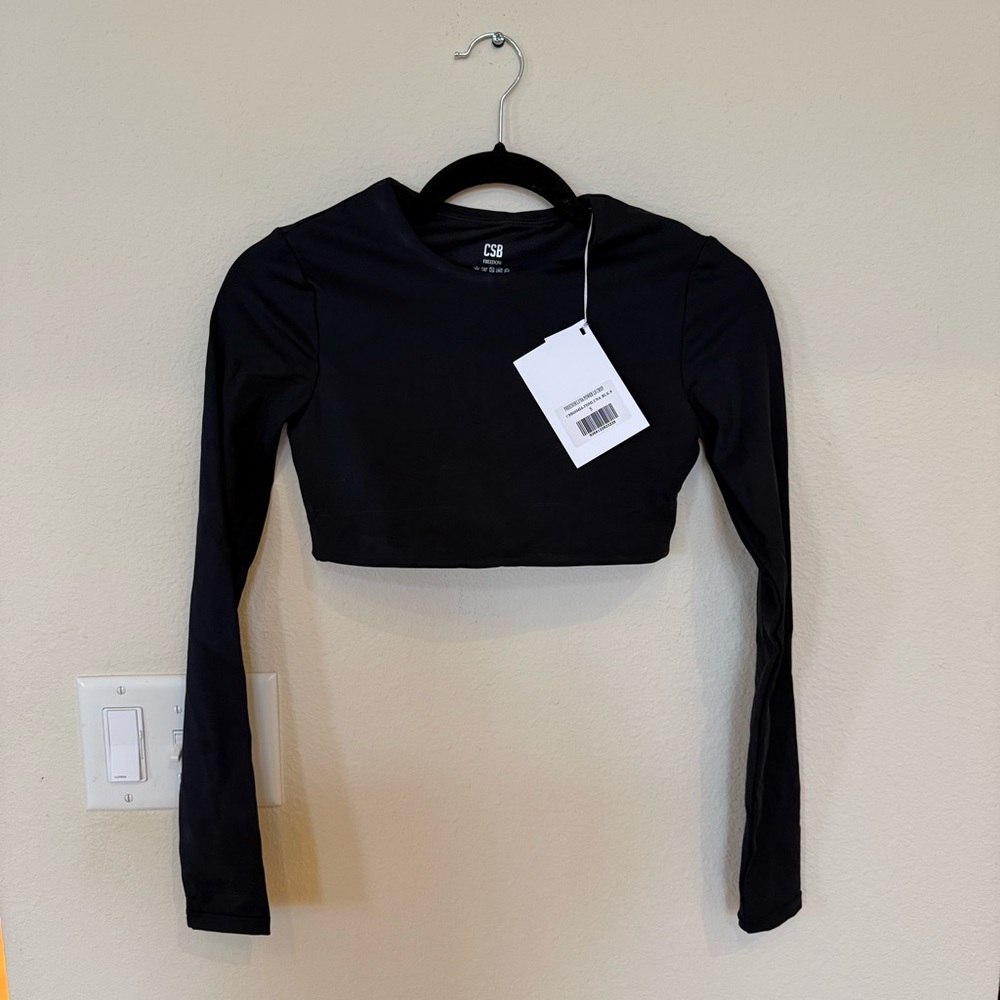 CSB long sleeve crop top